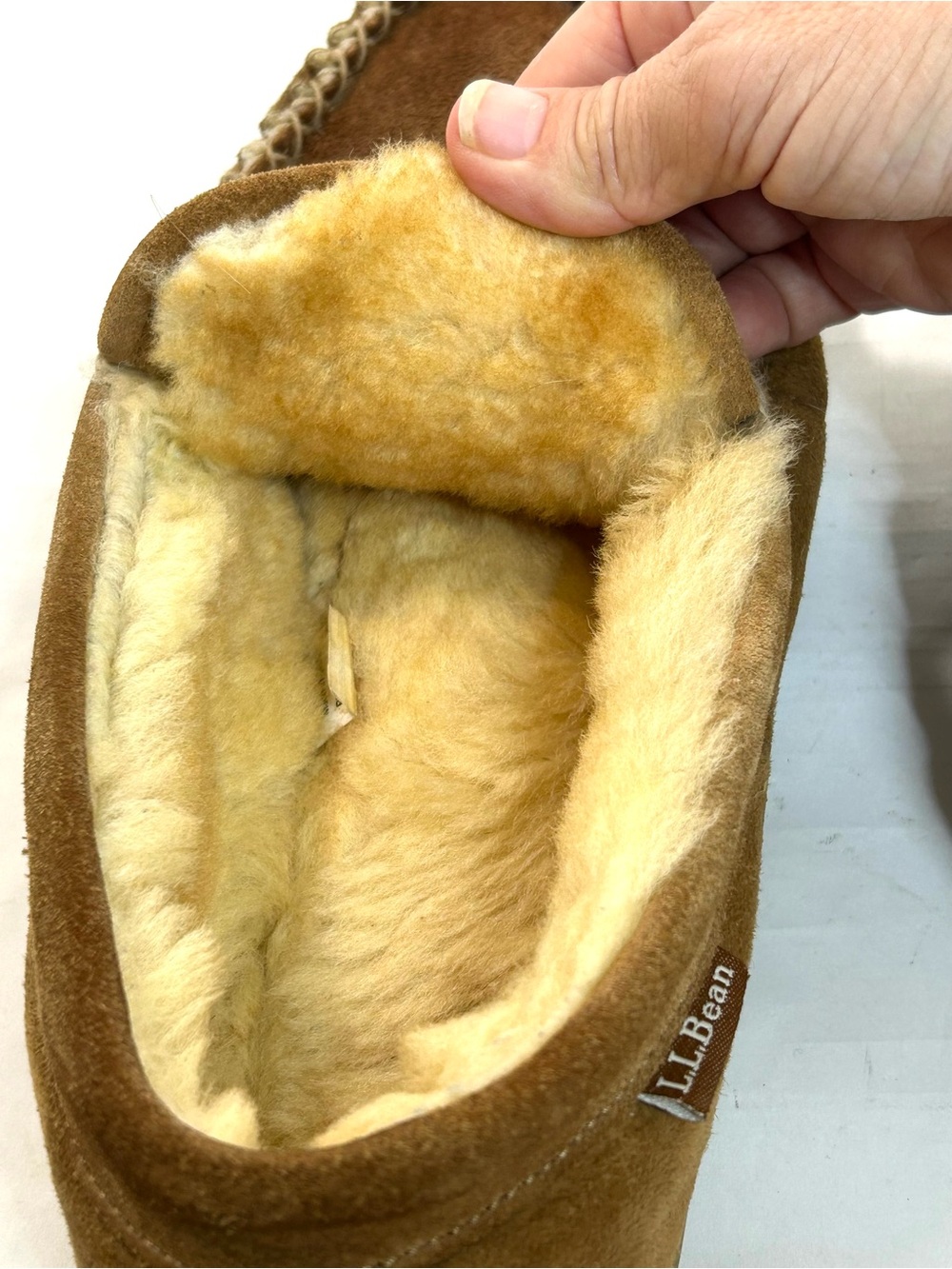 L.L.Bean Women’s Wicked Good Slippers, Venetian, Brown, size 9 - Picture 10 of 12